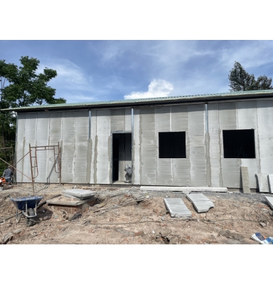 Thi công nhà 2 gian miền tây 