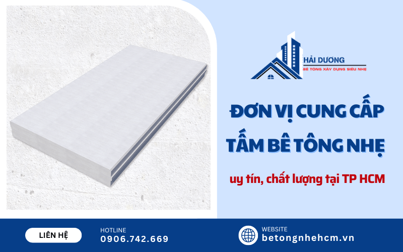  tấm bê tông nhẹ, bê tông siêu nhẹ 