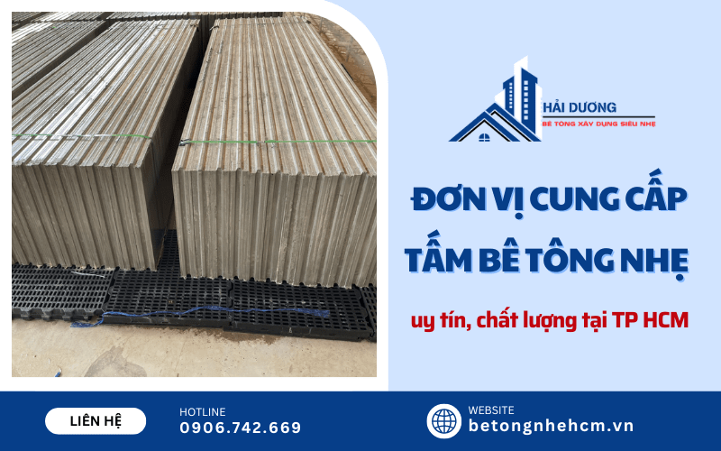  tấm bê tông nhẹ, bê tông siêu nhẹ 