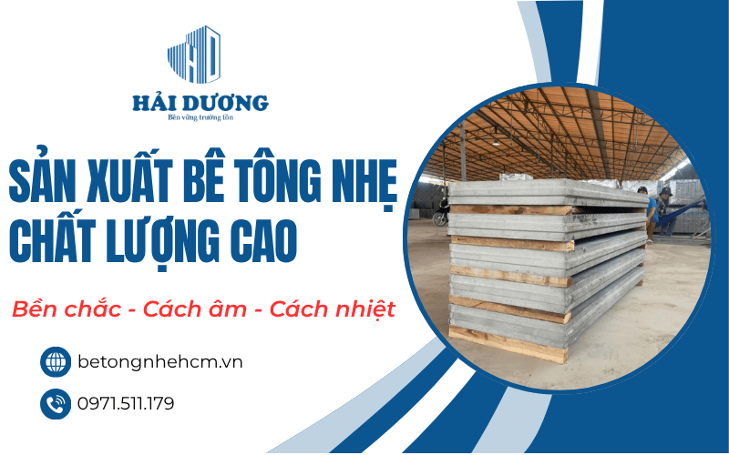 sản xuất bê tông nhẹ