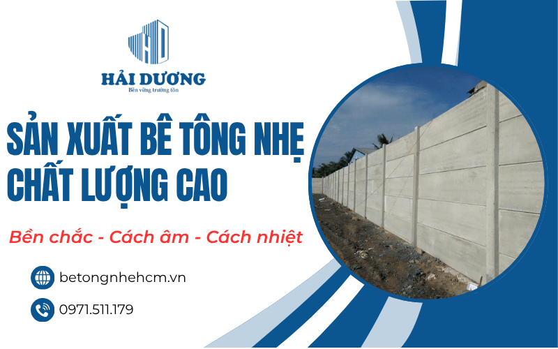 sản xuất bê tông nhẹ