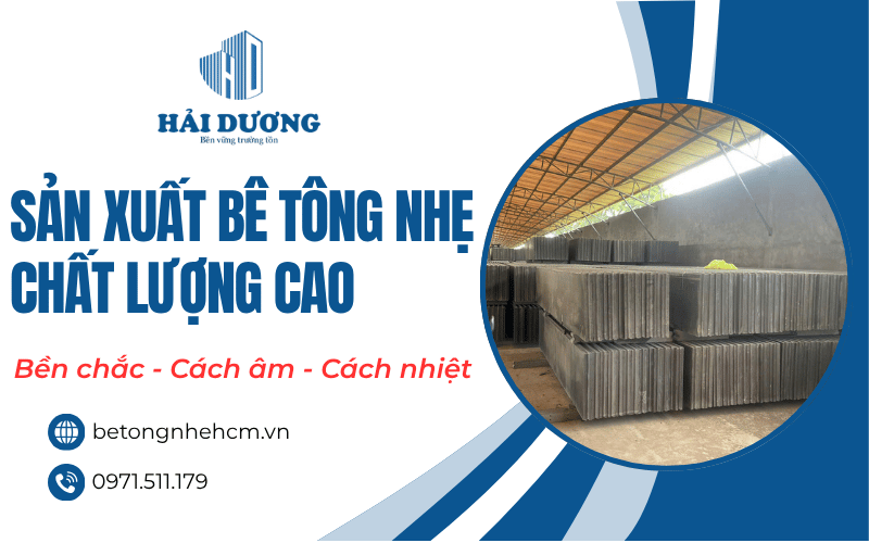 sản xuất bê tông nhẹ