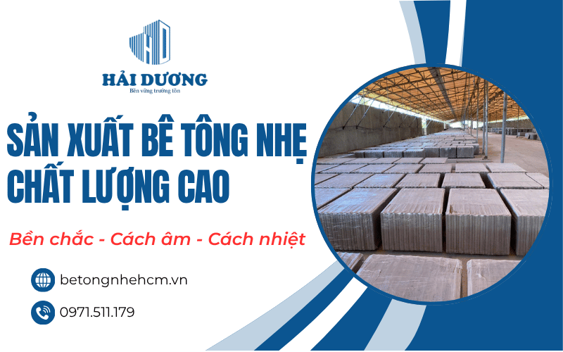 sản xuất bê tông nhẹ
